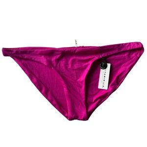 NWT VITAMIN A Luciana REVERSIBLE Bikini Bottom, size 12/D/XL, Hot Pink, …